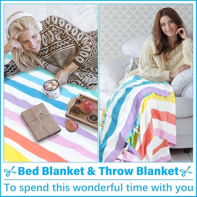 Oversized Turkish Beach Towel Blanket XXL Cotton Sandproof Towels Boho Woven Extra Large Big Sand Free Giant Throw Blankets Huge Quilt XL Picnic Camping Necessities Cloud for Adult Gifts