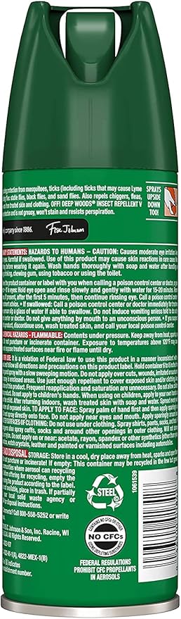 OFF! Deep Woods Insect Repellant Spray, 6 Ounce (Pack of 3)