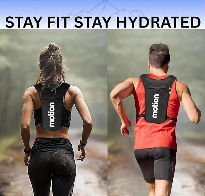 Running Hydration Vest for Men Women, Lightweight Reflective Hydration Backpack with 1.5L Water Bladder Bag for Hiking, Running, Cycling