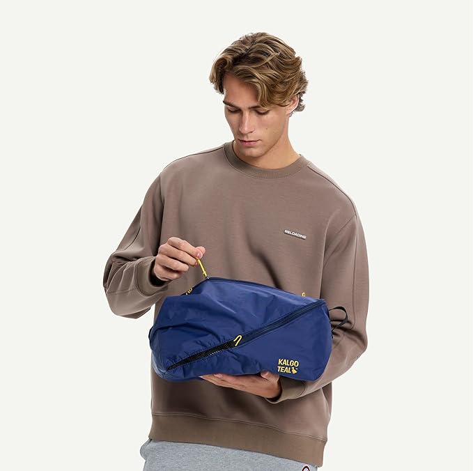 Ultralight Travel Shoe Bag 15L, Fits 2 Pairs Shoes, Large Water-Resistant Packing Cube.