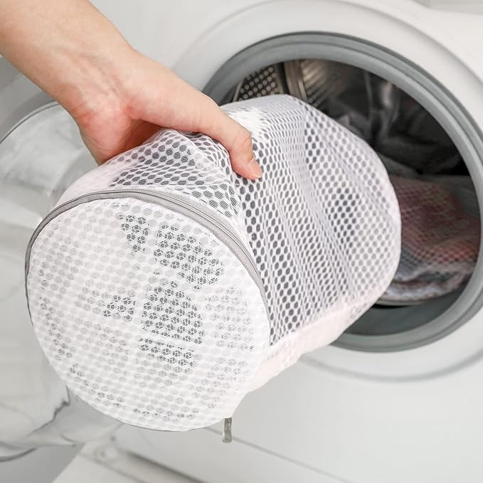 GOGOODA Shoe Washing Bags Mesh Laundry Wash Bag for Washing Machine, Sneaker Cleaning Bag-7"×15", 2 Pack