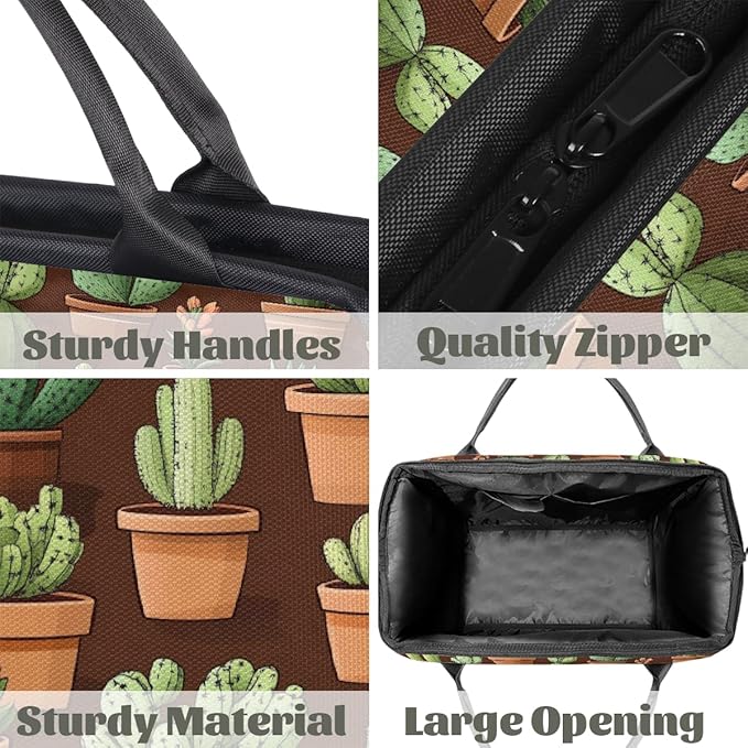 Travel Duffel Bag Cactus Waterproof Sports Duffel Bags Lightweight Large Capacity Weekender Carry On Gym Bag for Women Men