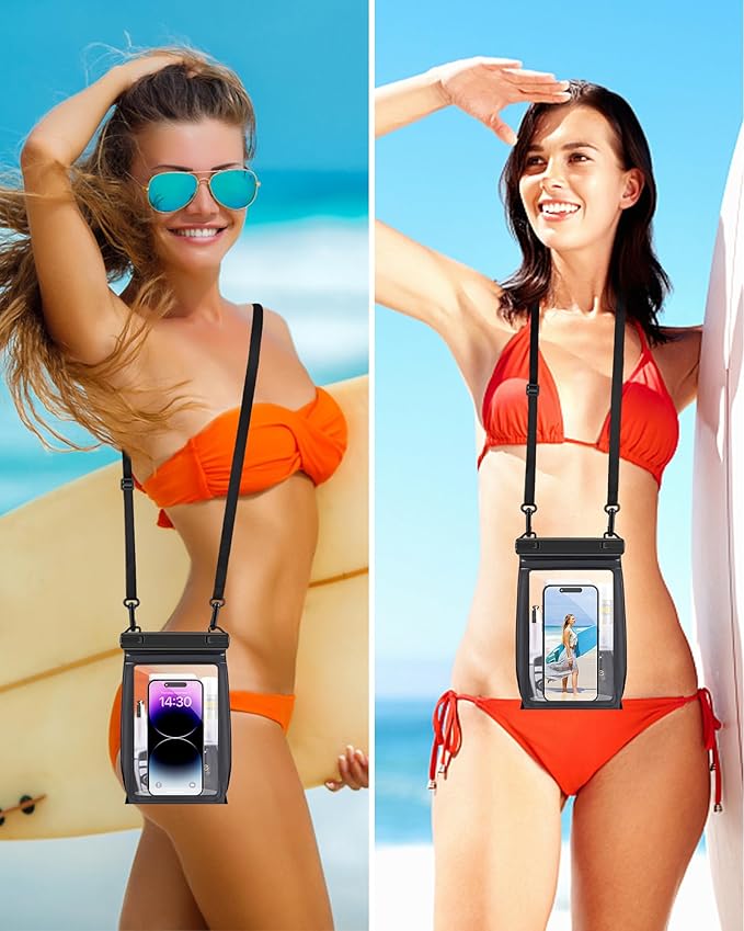 Large Capacity Waterproof Phone Pouch, Floating Dry Bag for iPhone 16 13 12 11 Pro Max Galaxy S22 S21 Waterproof Bag Sunscreen Glasses Storage Dry Pouch for Swimming Rafting Boating