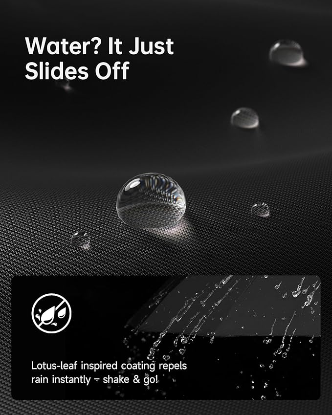 Windproof Travel Umbrella for Rain, Withstand 85MPH Winds, 54 Inch Automatic Reverse Fold Umbrellas Easy Auto Open Close, Portable Compact Umbrella Includes Cover Bag, Perfect for Travel, Car, Commute, Women Men, Backpack