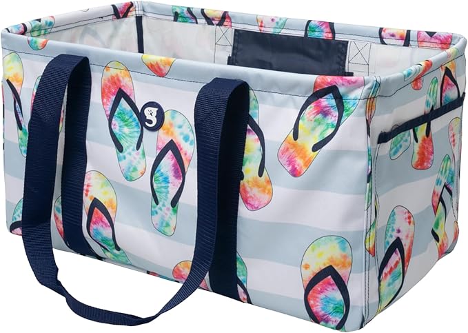 geckobrands Large Utility Tote - Durable Multipurpose Bag for Beach, Travel, Shopping & Outdoor Activities