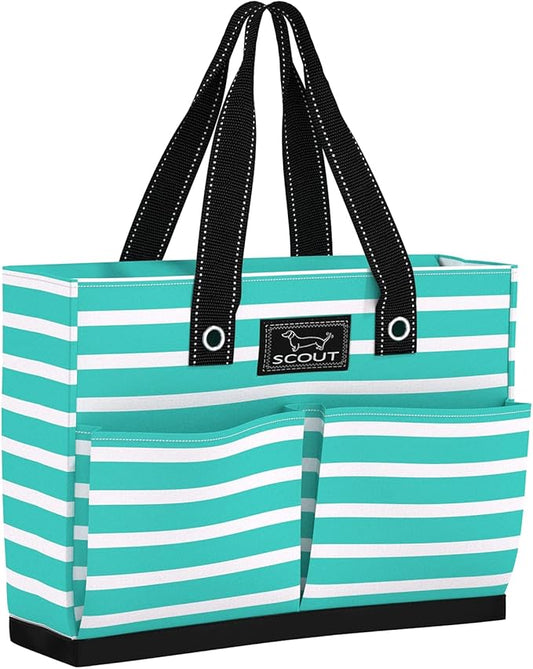 SCOUT Uptown Pocket Tote - Medium Multi-Use Tote Bag for Women, Nurses, Teachers, and Moms, 5 Pockets, Breakaway Zipper