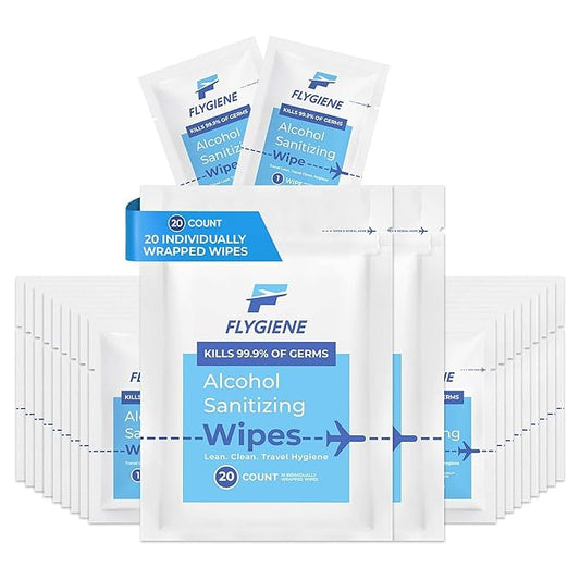 Travel Sanitizing Wipes (20)