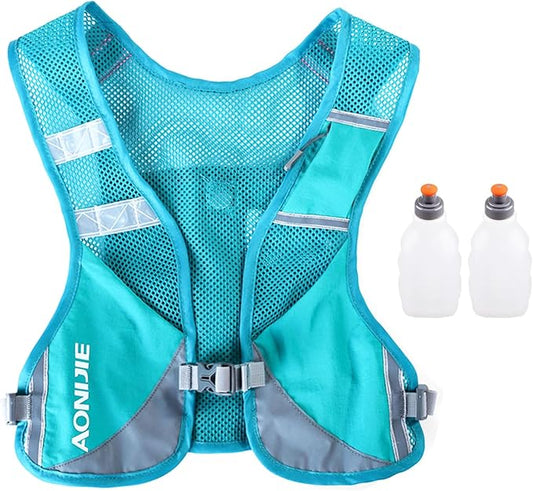 Azarxis Running Water Bottles Flask BPA Free Leakproof Hydration Vest Packs Waist Belt Replacement for Triathlon Marathon Hiking Cycling Climbing Runner