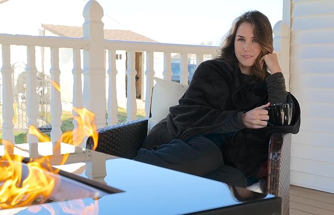 BlueHills Travel Blanket Pillow in Mini Soft Packable Case Premium Plush Airplane Blanket in Portable Compact Pack with Luggage Belt and Carabiner Long Flight Throw Essentials Lightweight- Black M05