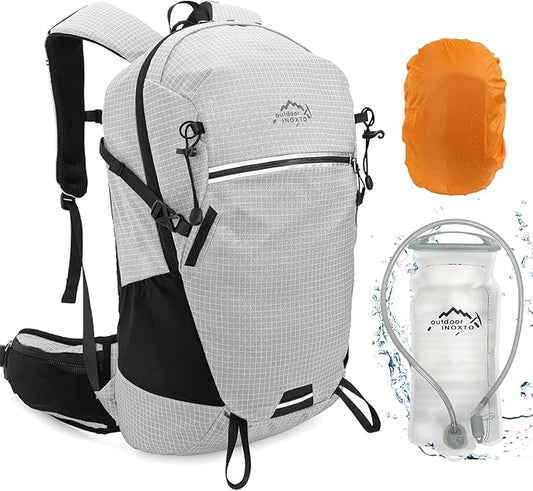 Hydration Backpack, 25L Hiking Backpack with 3L Water Bladder and Rain Cover, Hiking Water Backpack Men Women Lightweight Hydration Pack for Hiking, Cycling, Climbing, Camping