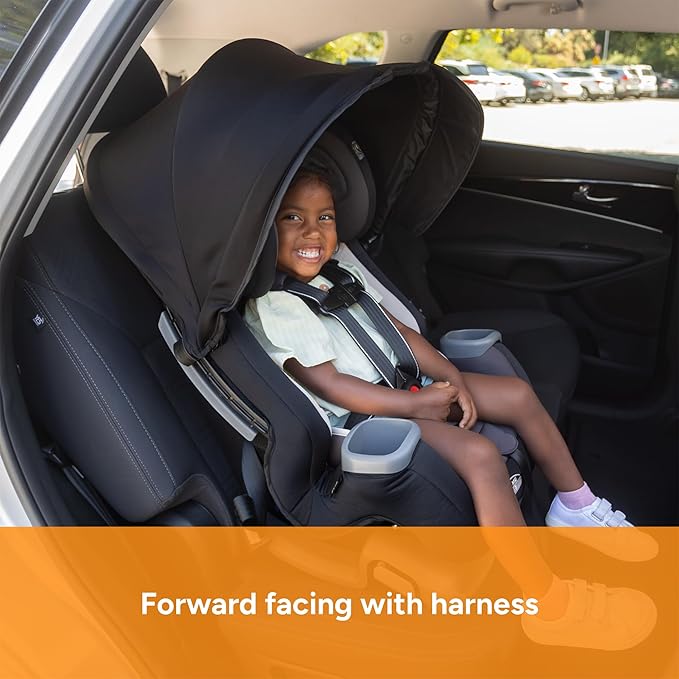 Baby Trend Cover Me™ 4-in-1 Convertible Car Seat, Midnight Black