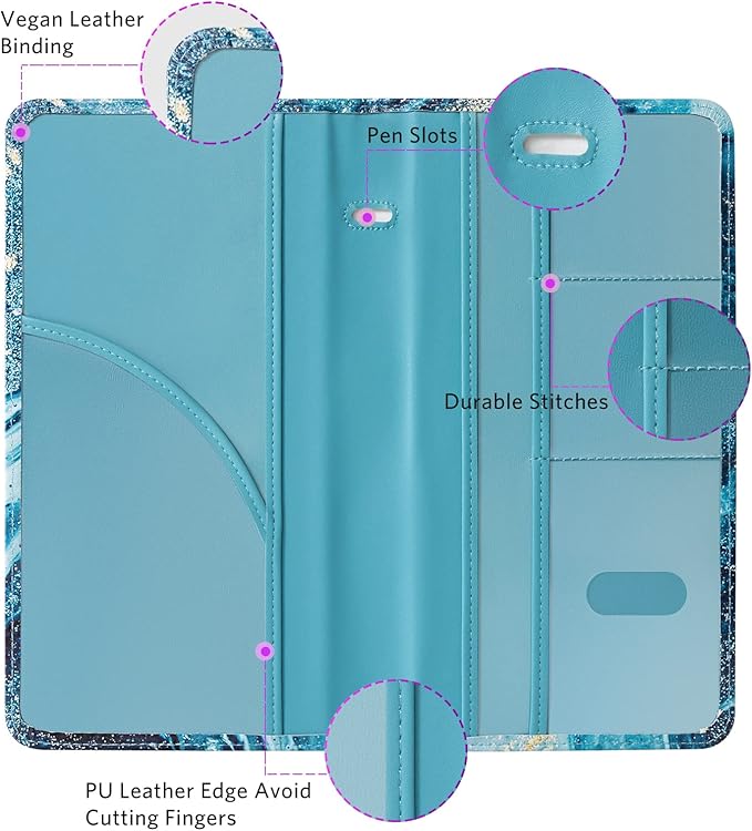 CoBak Car Registration and Insurance Holder - Vehicle Glove Box Car Organizer,Auto Truck Comparment Accessories Case with Magnetic Closure for Driver License,Cards