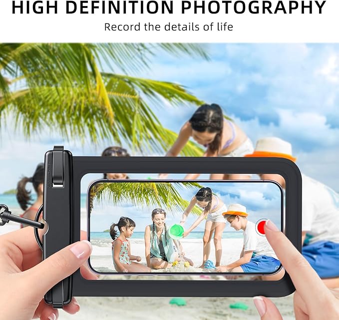 Waterproof Phone Pouch[2Pack], Universal Waterproof Dry Bag case up to 7.2" Beach Bag for Travel,Kayaking,Swimming, Boating, Surfing,Cruise Ship Essentials