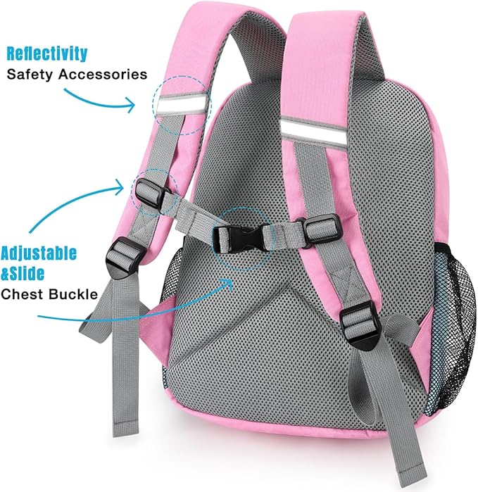 STEAMEDBUN Toddler Backpack for Girls 2-4, Kindergarten & Preschool Mini