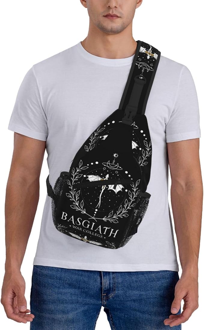 Fourth Dragon Wing Crossbody Bag Trendy Sling Bag Bakpack Casual Chest Bags Daypack For Hiking Walking Travel Running(5)