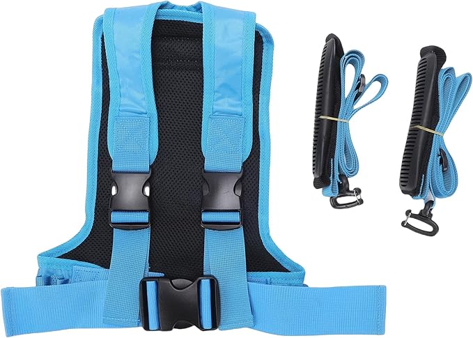 Asixxsix Kids Ski Harness, Adjustable Training Leash with Top Handle and Built in Backpack, for Skiing Snowboarding Safety Speed Control, Suitable for Children Ages 2 to 8