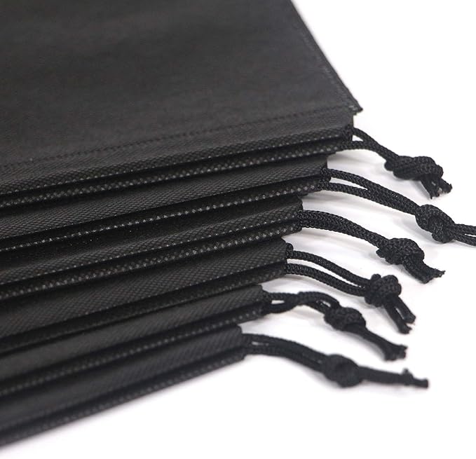 24PCS Travel Shoe Bags Non-Woven with Rope for Men and Women Large Shoes Storage Packing Pouch Organizers