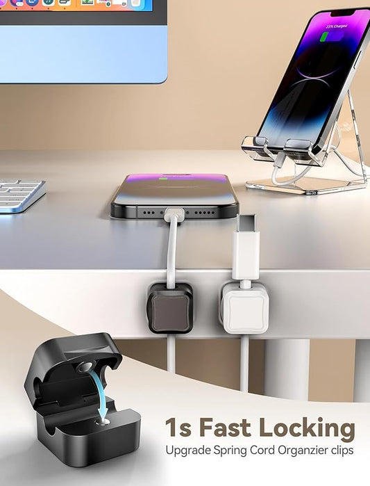 TOPGO Acrylic Cell Phone Stand, Clear Phone Holder for Office Desk, Vanity, Kitchen Counter, Bedside Table, Compatible with iPhone 17 16 15 14 13 12 11 Pro Max Plus/Smartphones/iPad/Switch/Kindle