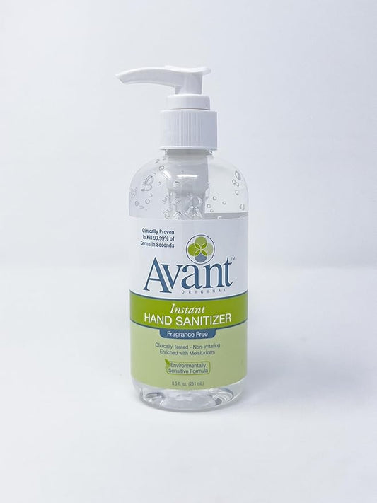 Avant® Original Fragrance Free Instant Gel Hand Sanitizer 8.5oz Bottle, 24-Pack bulk refill