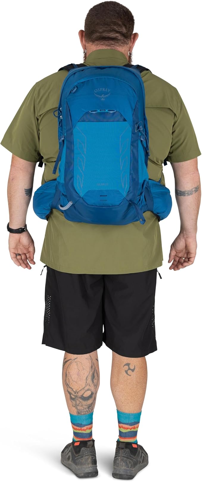 Osprey Talon 22L Men's Lightweight Hiking Backpack - Small Daypack for Travel & Camping, Green Canopy/Pine Leaf, Extended Fit