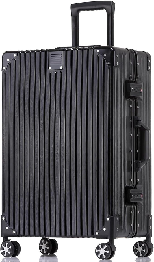 HotWay Carry On Luggage with Aluminum Frame, 20 Inch PC Hard Shell Suitcase with Spinner Wheels and TSA Locks, Lightweight Luggage for Business Travel (22x14x9 Airline Approved)