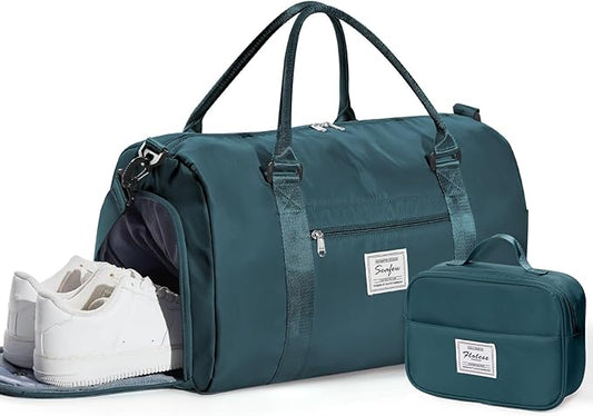 Gym Bag Womens,Travel Duffel Carry on Bag Sport Tote Bag Weekend Overnight Bag