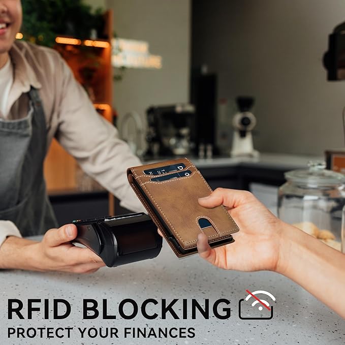 furid Gifts for Husband Him Valentines: Smart Wallet Rfid Blocking - Gift For Boyfriend Father at Birthday Valentines Day Anniversary