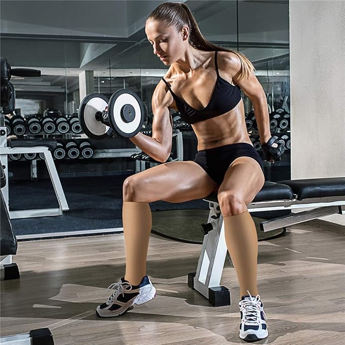 CHARMKING Compression Socks for Women and Men Circulation 4 Pairs 15-20 mmHg Best Support for Athletic Running Cycling