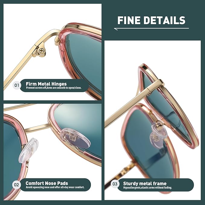 Polarized Aviator Sunglasses for Women