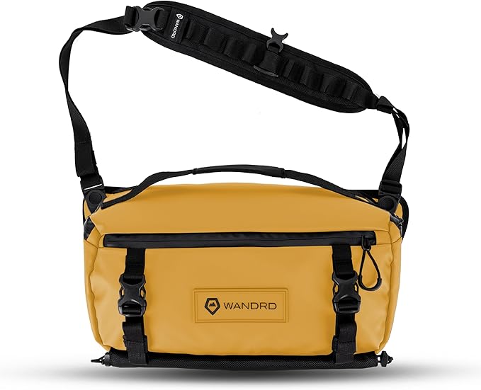 WANDRD ROGUE V1 9L Sling: Compact Camera Sling and Crossbody Bag with Fast Access, 3-Way Carry– Lightweight Everyday Bag Great for Travel, Photography, and Daily Use (Dallol Yellow)