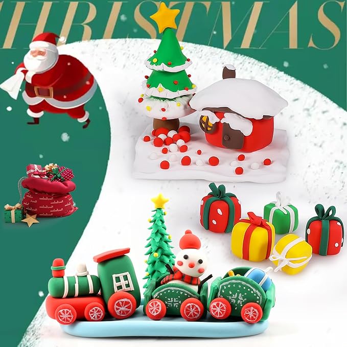 ifergoo Modeling Clay Kit for Kids - 24 Colors Magic Air Dry Clay, Ultra Light,Safe & Non-Toxic, Great DIY Gift for Age 3-12 Boys and Girls Children