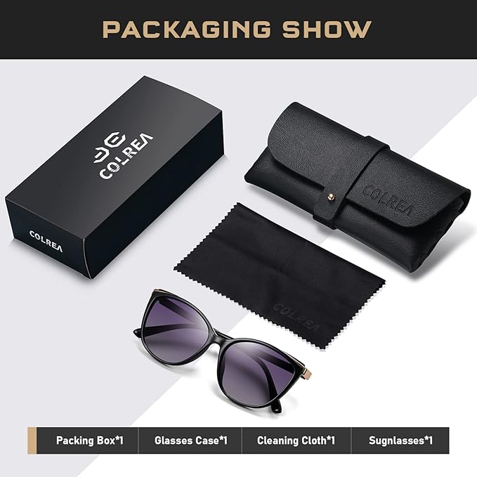 Trendy Cat Eye Sunglasses for Women Fashion Cateye UV400 Protection Glasses CL22017