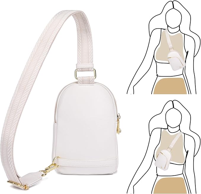 INICAT RFID Blocking Sling Bag Anti Theft Crossbody Bags Women Valentine's Day Gifts Travel Purses Vegan Leather