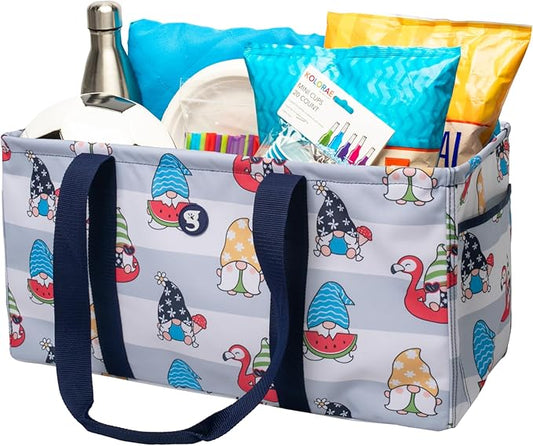 geckobrands Large Utility Tote - Durable Multipurpose Bag for Beach, Travel, Shopping & Outdoor Activities