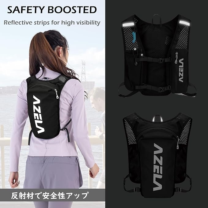 TRIWONDER Hydration Running Vest Lightweight Water Backpack Pack for Men Women Hydration Water Pack for Cycling, Running, Hiking, Biking