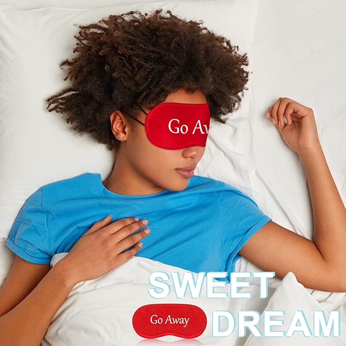 Eurzom 20 Pieces Funny Eye Sleeping Mask Bulk with Adjustable Strap Blackout Eye Sleep Mask for Night Blindfold Cover for Women Men(Fresh Colors)