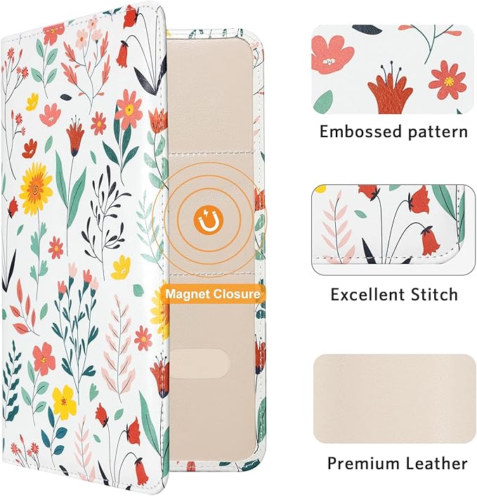 CoBak Car Registration and Insurance Holder - Vehicle Glove Box Car Organizer,Auto Truck Comparment Accessories Case with Magnetic Closure for Driver License,Cards