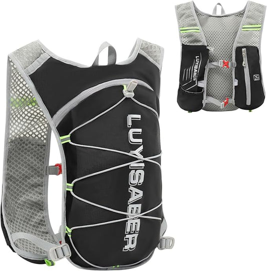 Azarxis Hiking Hydration Pack 5L Running Backpack Daypack Vest with 2L Water Bladder for Women Men Cycling Biking Trail Race