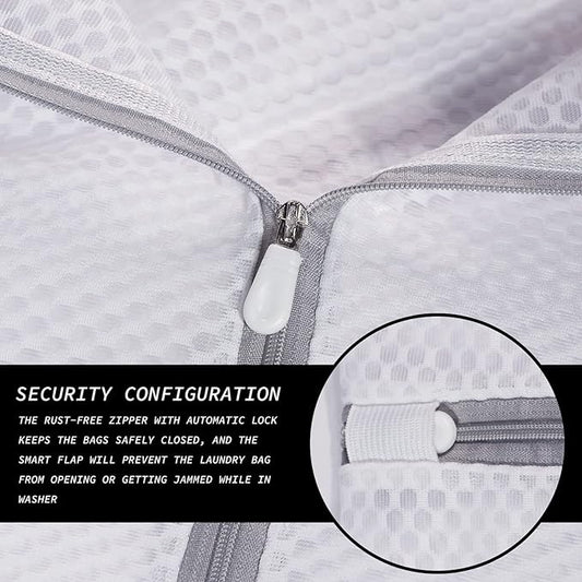 2 XX-Large Honeycomb Mesh Laundry Bag Delicates Durable for Washing Machine,24 x 24 Inches lingerie bags for Laundry, Travel Storage Organize Bag for Cotton Clothes,Sheet,Sweater, Shoes