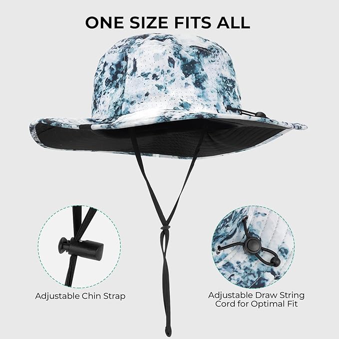 KastKing Sol Armis UPF 50 Boonie Hat - Sun Protection Hat, Fishing Hat, Beach & Hiking Hat, Paddling