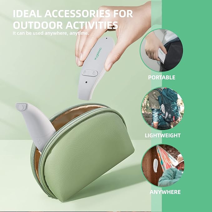 Insect Bite and Sting Relief, Fast Symptom Relief for Itch Pain Swell of Mosquito Bee Wasp Bites, No Odor & Residue, Suitable Kids All Families, Chemical-Free Treatment, White, Count: 1