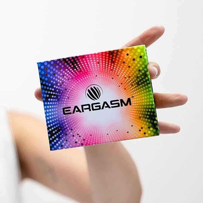 Eargasm Earlights Light Up High Fidelity LED Earplugs for Concerts, Festivals, Raves, Musicians, Sports Events, Live Entertainment for Safe Noise Reduction (Premium Gift Box Packaging)