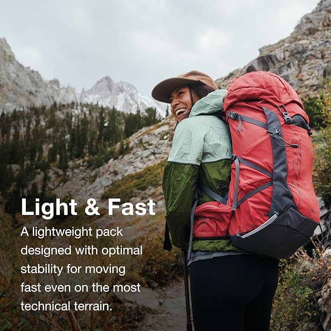 Osprey Tempest 44L Women's Lightweight Hiking Backpack - Daypack for Travel & Camping, Black/Coal Grey, XS/S