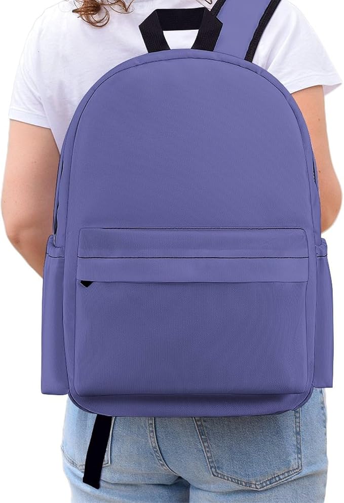 Very Peri Backpack Adult Travel Daybag for Women Men College Backpack for Vacation Hiking Camping Bag