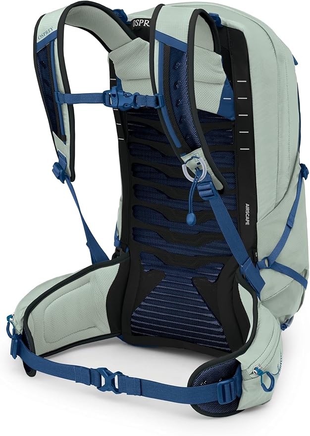 Osprey Talon 22L Men's Lightweight Hiking Backpack - Small Daypack for Travel & Camping, Frosty Mint Green/Night Shift