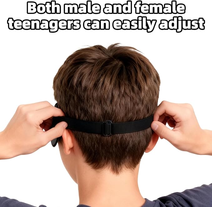 Soft Sleep Mask for Eyes, Moisture Chamber Glasses with Earbud Storage Design Reusable Lightweight Hydrating Eye Mask Comfortable Sleep Goggles for Naps Meditation Yoga