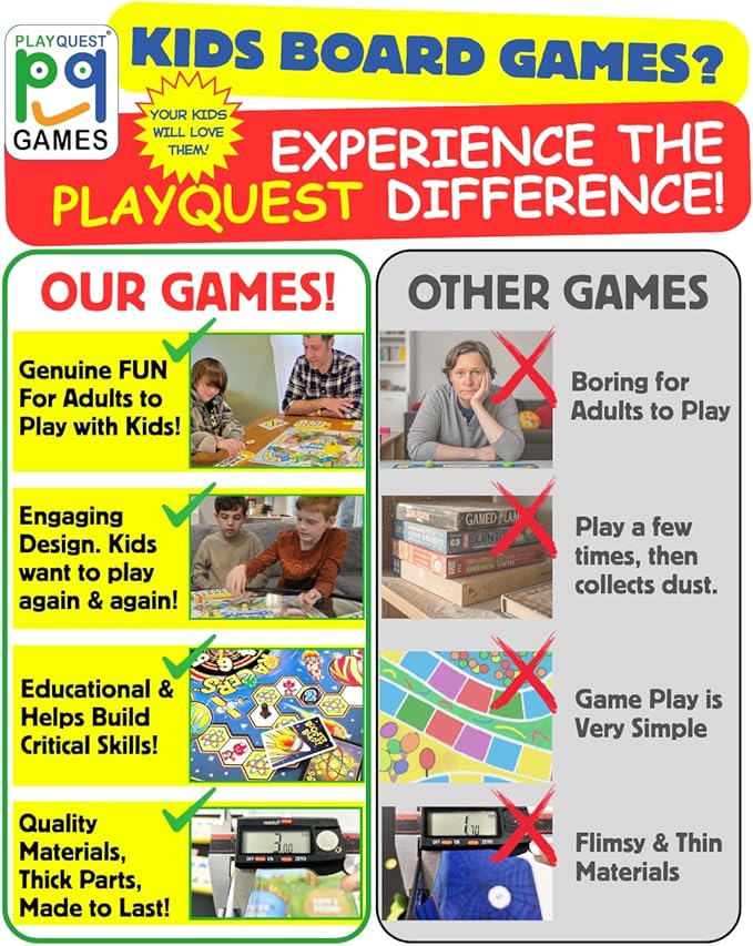 Summer Quest Board Game, Fun for Kids and Adults, 2-4 Players, Ages 5+, Family-Friendly Summer-Themed Activities & Strategic Gameplay, Skill-Building & Educational, Fun for All Seasons!