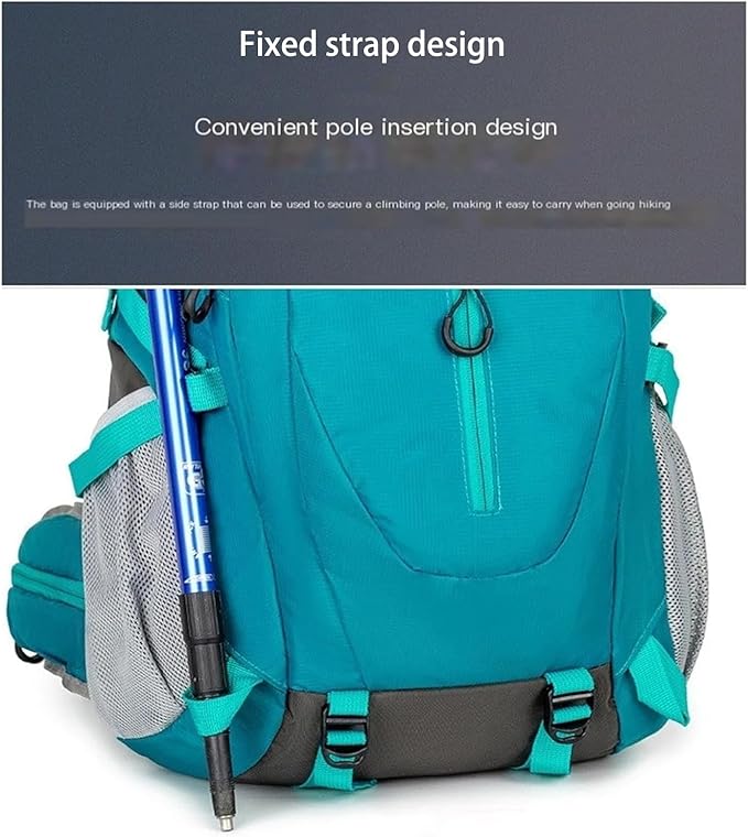 Hiking Backpack Daypack for Outdoor Travel, Lightweight Pack with Multiple Compartments, Unisex for Camping and Daily Use (Gray)
