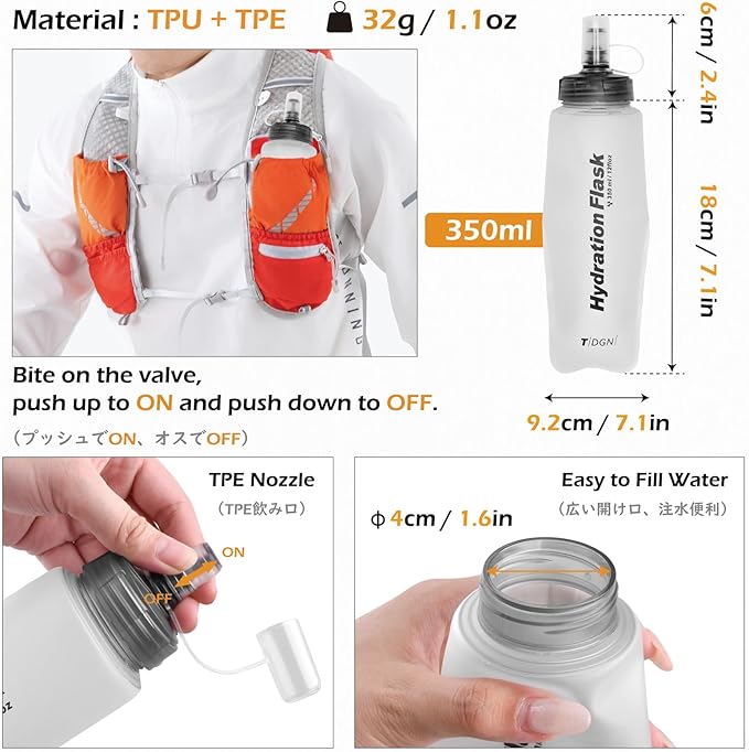 TRIWONDER Hydration Running Backpack Lightweight Water Vest for Men Women Hydration Water Pack for Cycling, Running, Hiking and Biking