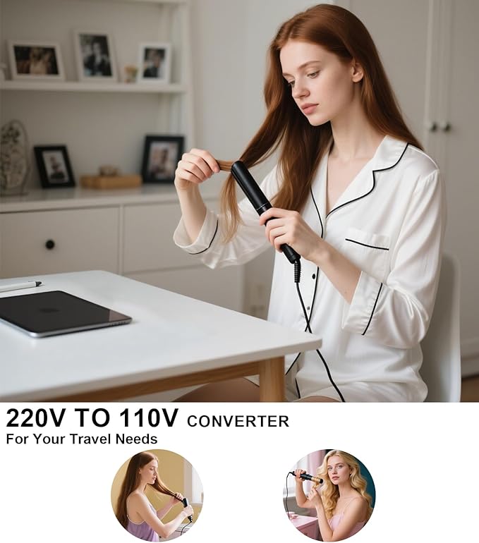 Mapambo 2000W 220V to 110V Voltage Converter US to Europe Power Converter European Travel Converter for Hair Dryer, Power Converter Adapter Combo with 1 Type C 1 USB A